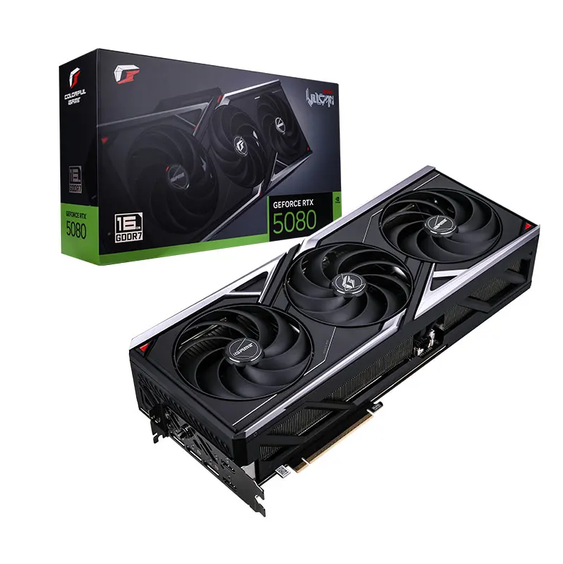 Nvidida GeForce RTX 5080 16 GB GDDR7 Colorful iGame Vulcan OC Gaming Grafikkarte