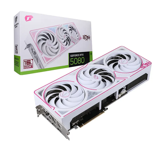 Nvidia GeForce RTX 5080 16 GB GDDR7 Colorful iGame Ultra White OC Gaming Grafikkarte
